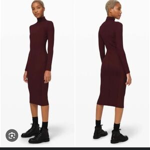 Lululemon Its Rulu Mock Neck Dress